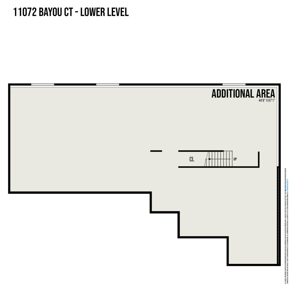 Kline 11072 Bayou Court basement floor plans