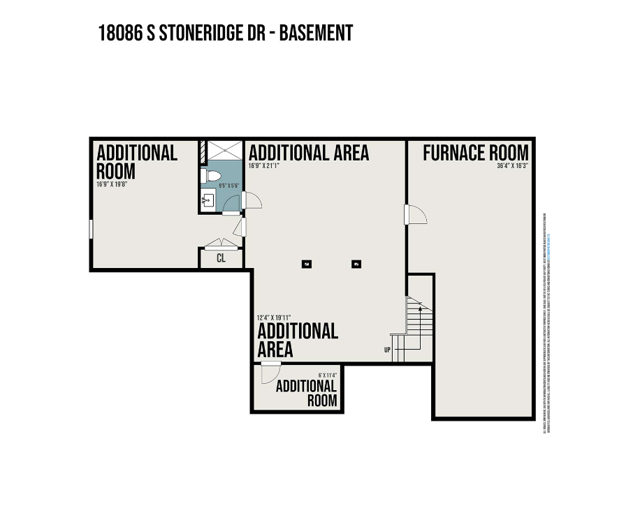 Capstone 18086 S Stoneridge basement floor plans