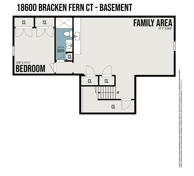 Capstone 18600 Bracken Fern basement floor plans