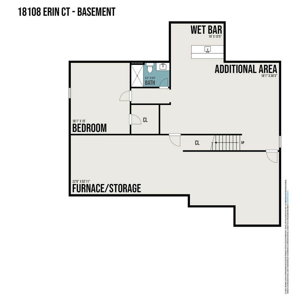 Devine 18108 Erin Court basement floor plans