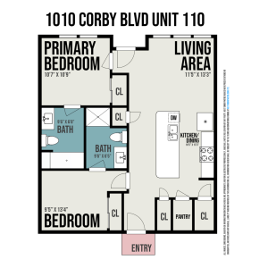 Brennans View 1010 Corby floor plans