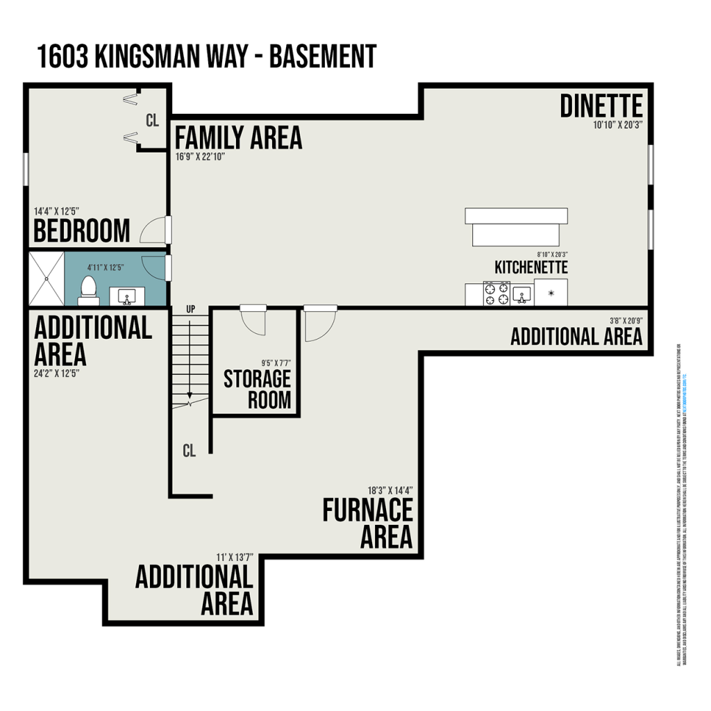 Penn HS 1603 Kingsman Way basement floor plans