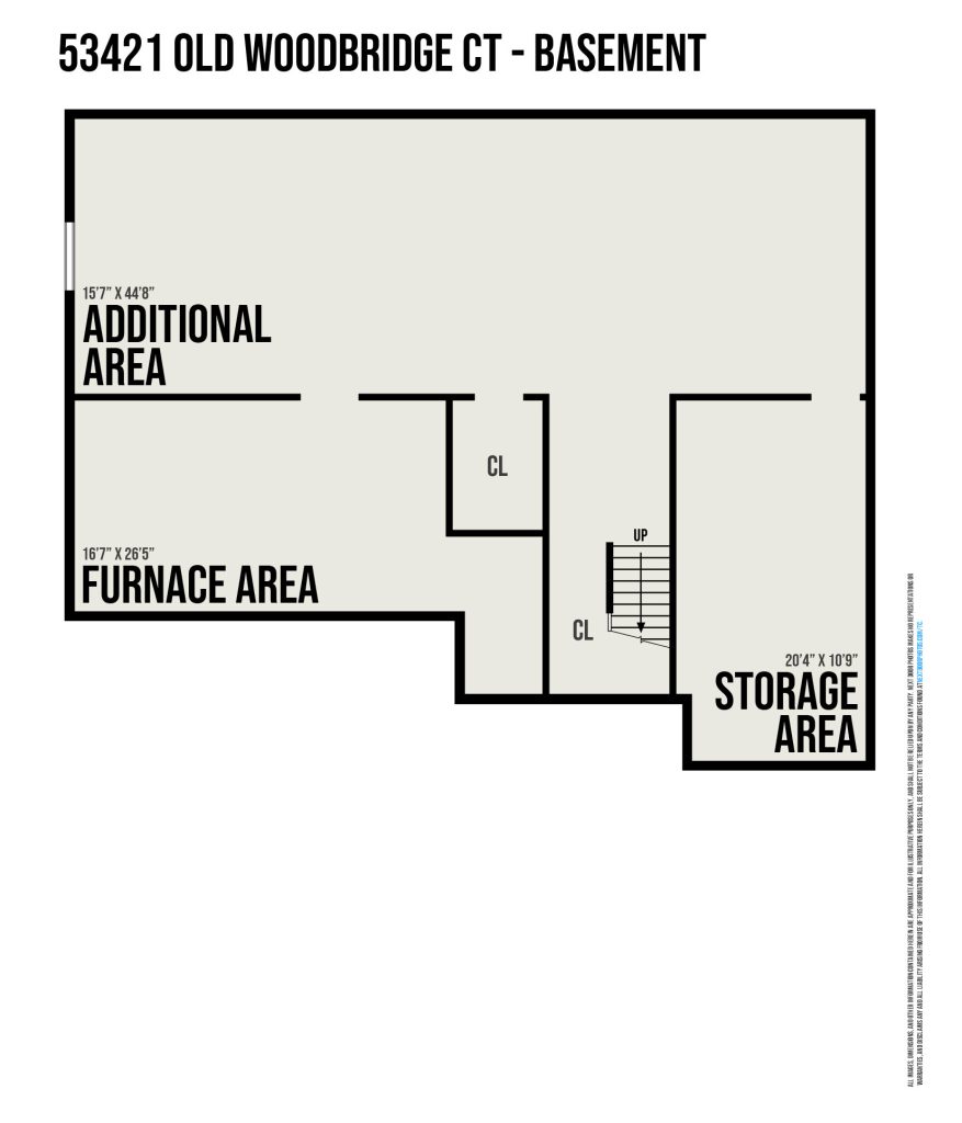53421 Old Woodbridge Court basement floor plans
