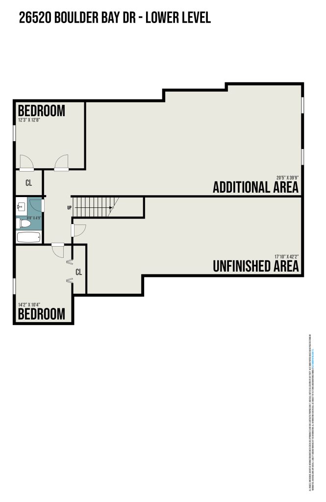 26520 Boulder Bay Drive basement floor plans